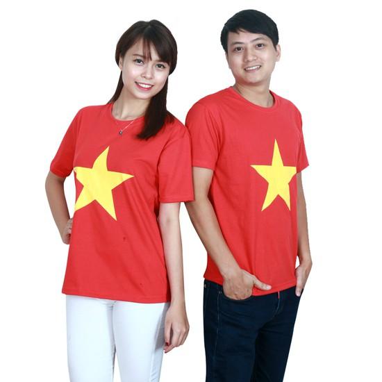 ÁO THUN LẠNH CỔ VŨ BÓNG ĐÁ VIỆT NAM - CỜ ĐỎ SAO VÀNG