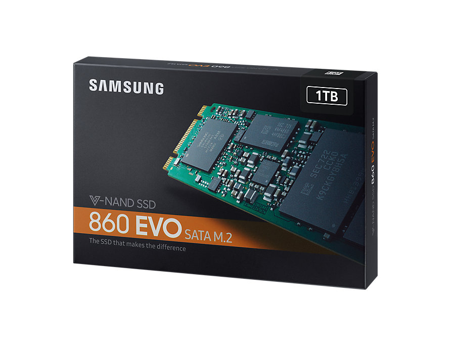 Ổ Cứng SSD Samsung 860 EVO MZ-N6E1T0BW 1TB M.2 2280 - Hàng Chính Hãng