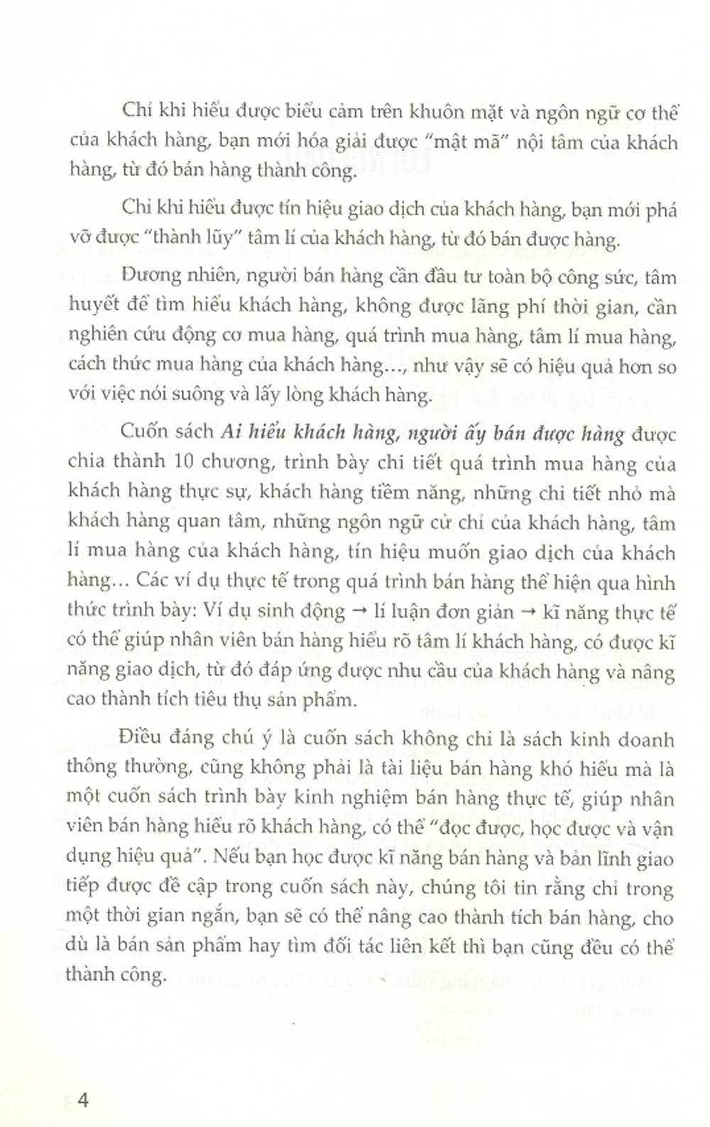 Ai Hiểu Khách Hàng Người Ấy Bán Được Hàng