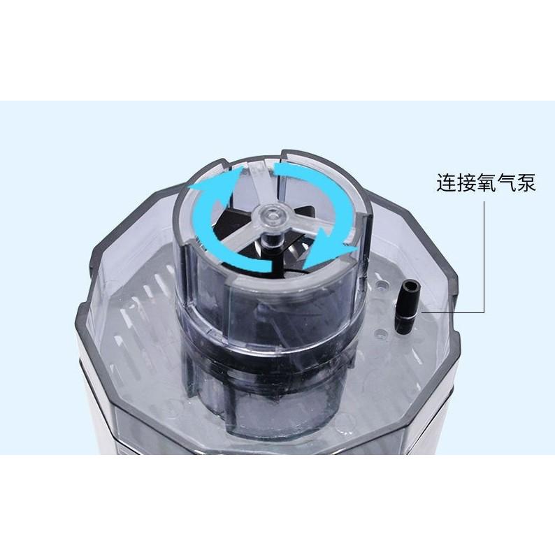 Dụng cụ lọc tách cặn hữu cơ bể cá kết hợp sủi oxi cho bể cá