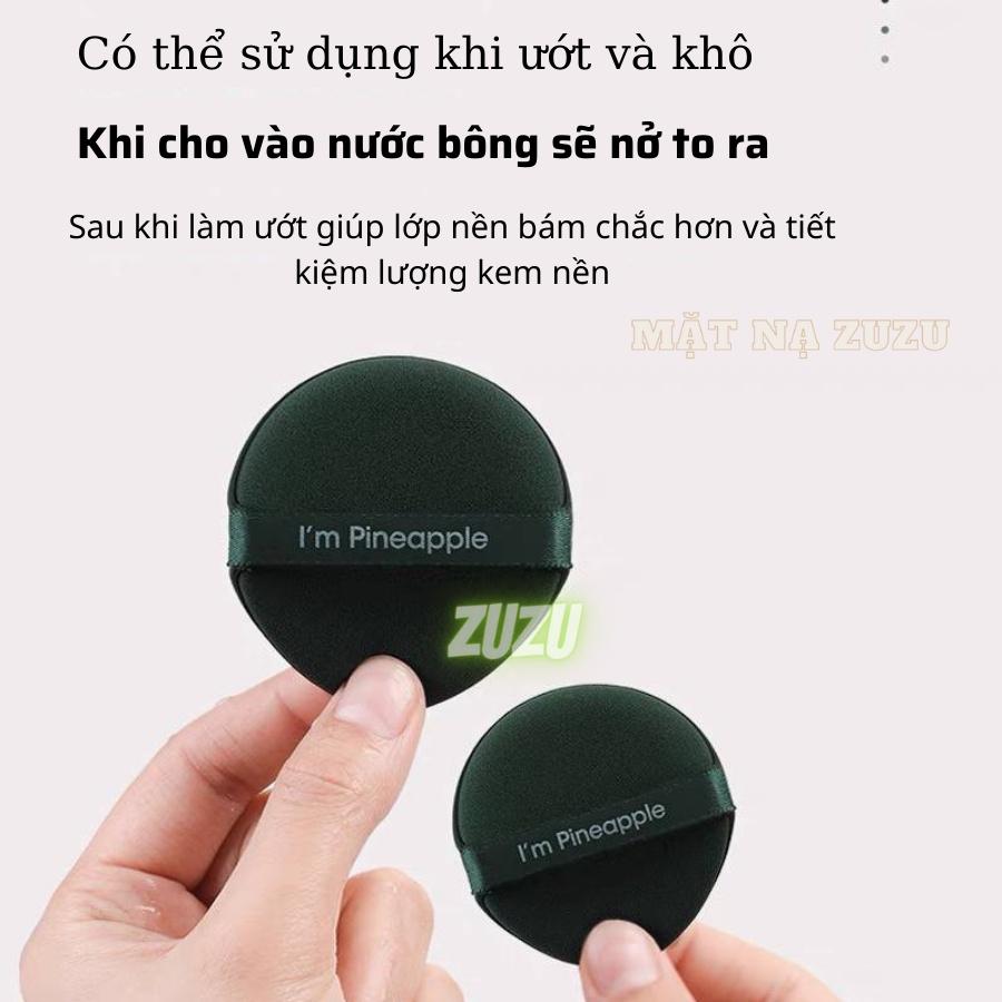 1 mút tán kem nền BB dạng Air Cushion trang điểm tự nhiên có thể sử dụng ướt và khô Zu Cosmetics