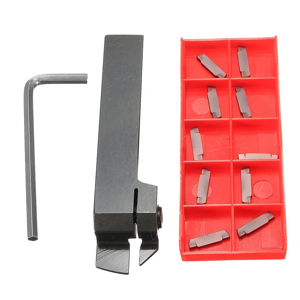 CNC Grooving Cut-Off Tool Holder + L wrench For 2mm MG E8W4
