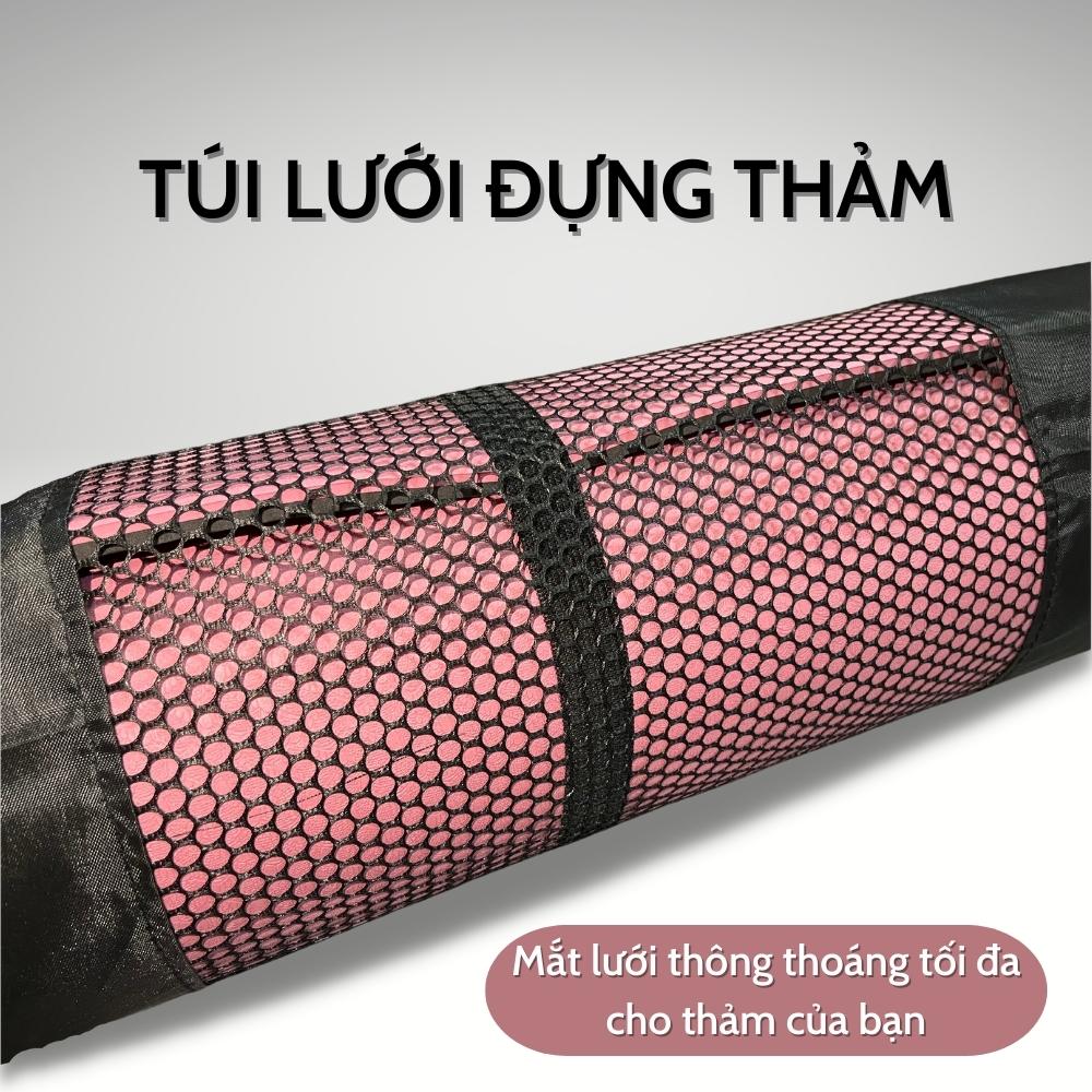THẢM TẬP YOGA, GYM 2 LỚP + TÚI ĐỰNG THẢM TẬP YOGA - GIAO MÀU NGẪU NHIÊN.