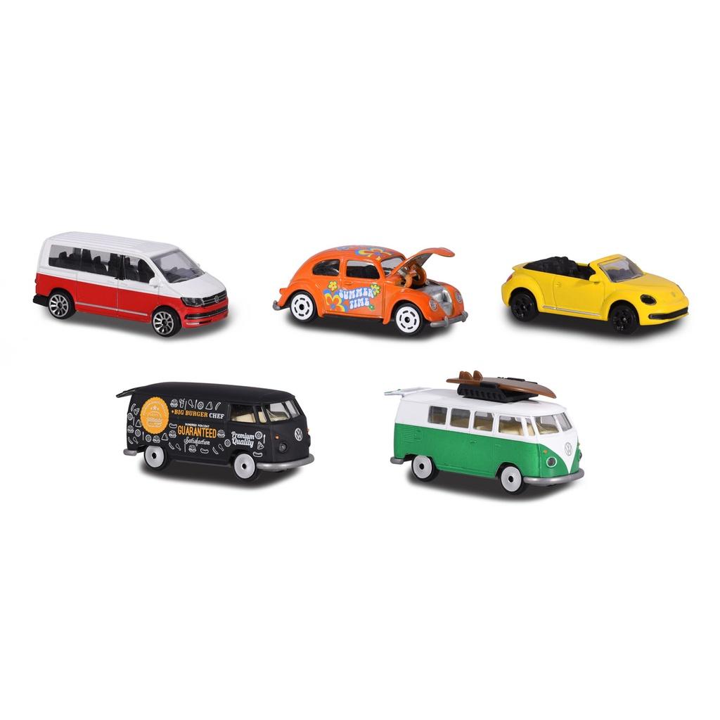 Bộ 5 xe mô hình MAJORETTE Volkswagen 5 Pieces Giftpack