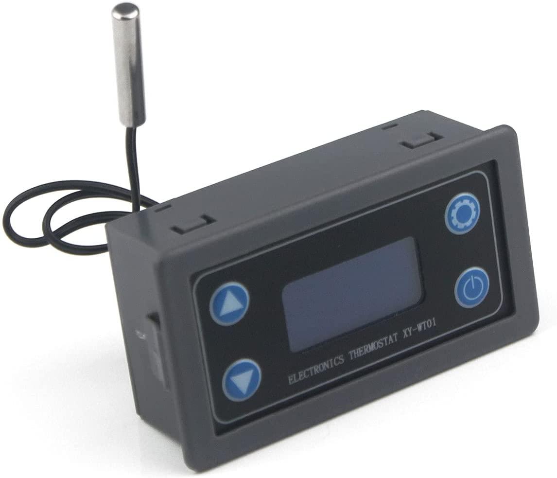 Bộ điều chỉnh nhiệt độ kỹ thuật số 12V 24V Bảng điều khiển nhiệt độ chính xác cao Mô -đun làm mát và sưởi ấm Đoạn chuyển mạch tự động