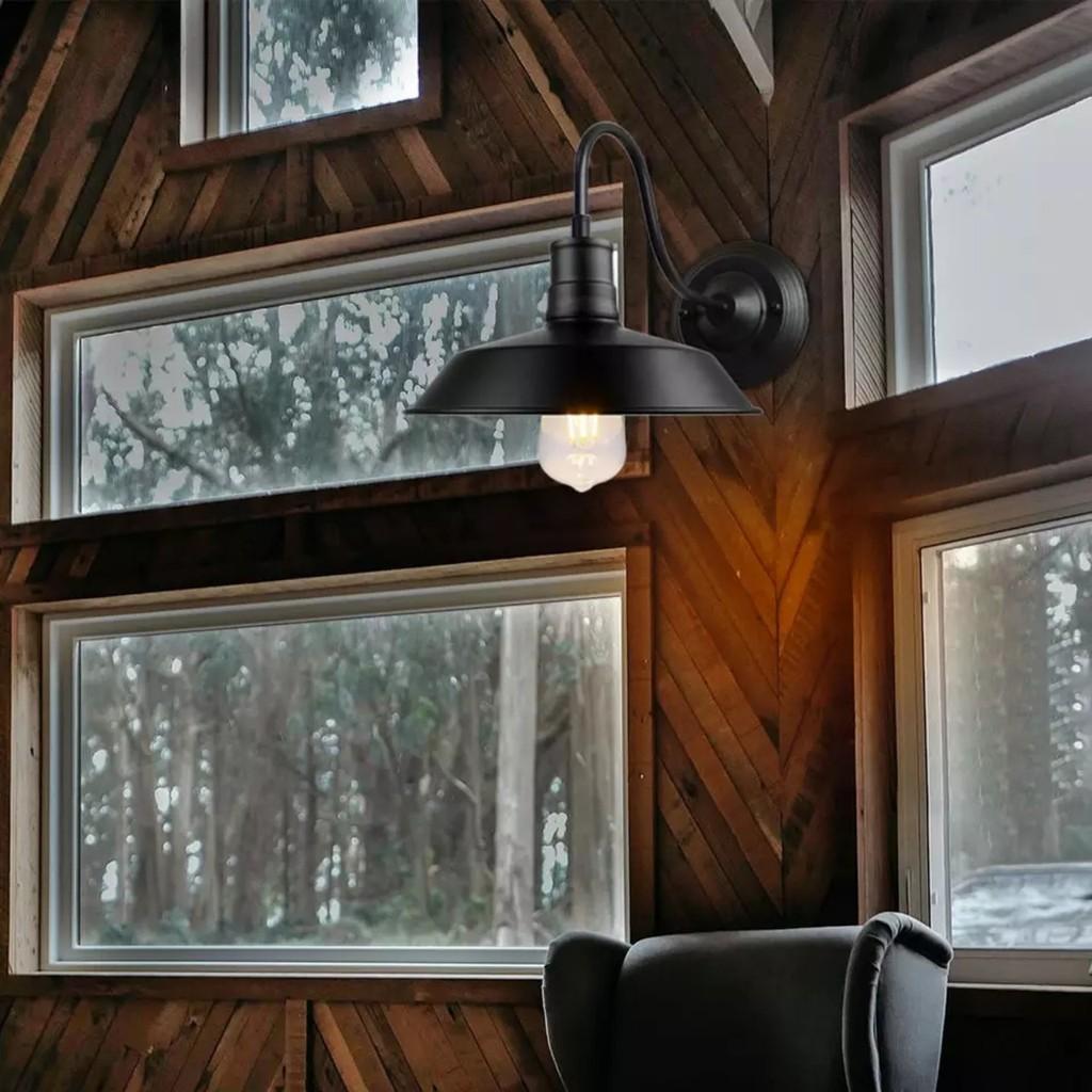 Đèn gắn tường thân cong chao đèn đui con tiện chưa bao gồm bóng đèn VT.06