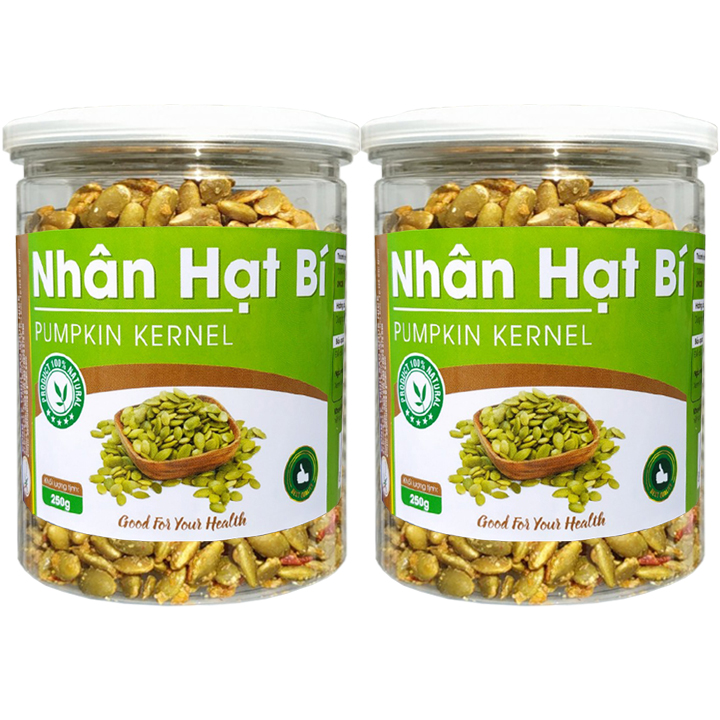 [Combo 2 Hũ] Nhân Hạt Bí Rang Tỏi Ớt - Mỗi Hũ 250G Hiệu SK FOOD