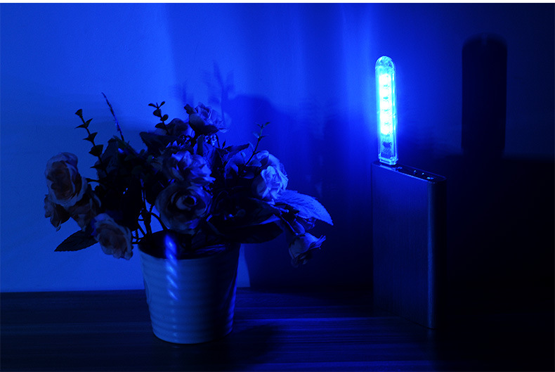Đèn LED USB RGB 7 Màu Siêu Sáng, Nhiều Chế Độ Chớp