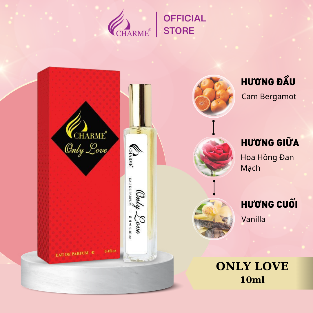 Nước Hoa Nữ Thơm Lâu CHARME Chính Hãng Lưu Hương Lâu Từ 8-12 Tiếng, Hương Thơm Đẳng Cấp Phù Hợp Cả Nam, Nữ 10ml