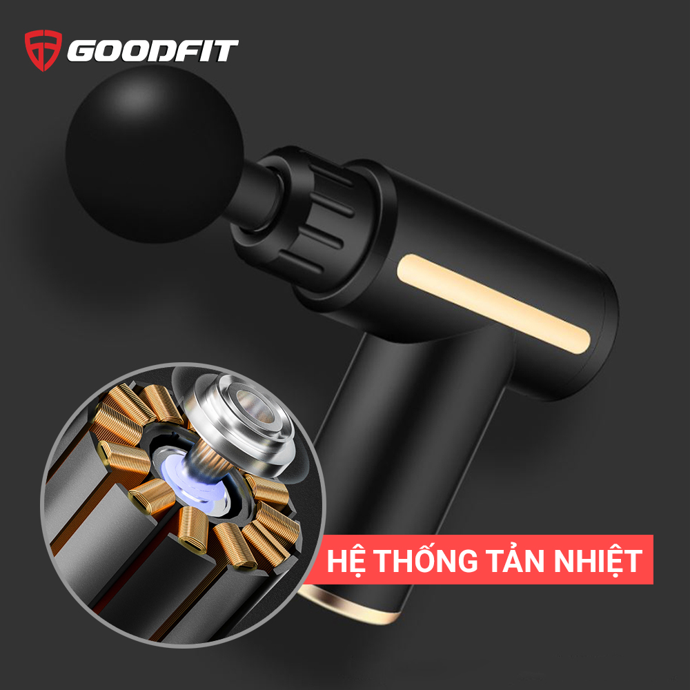 Máy mát xa cầm tay mini Massage Gun GoodFit GF212MG