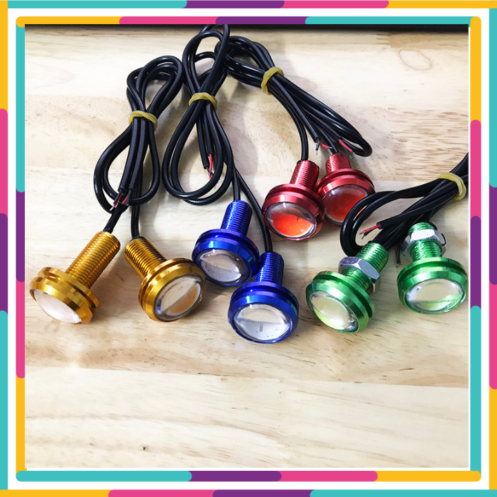Đèn xi nhan led, đèn led xi nhan cho xe máy, đèn xi nhan hình cúc áo-DXNCA