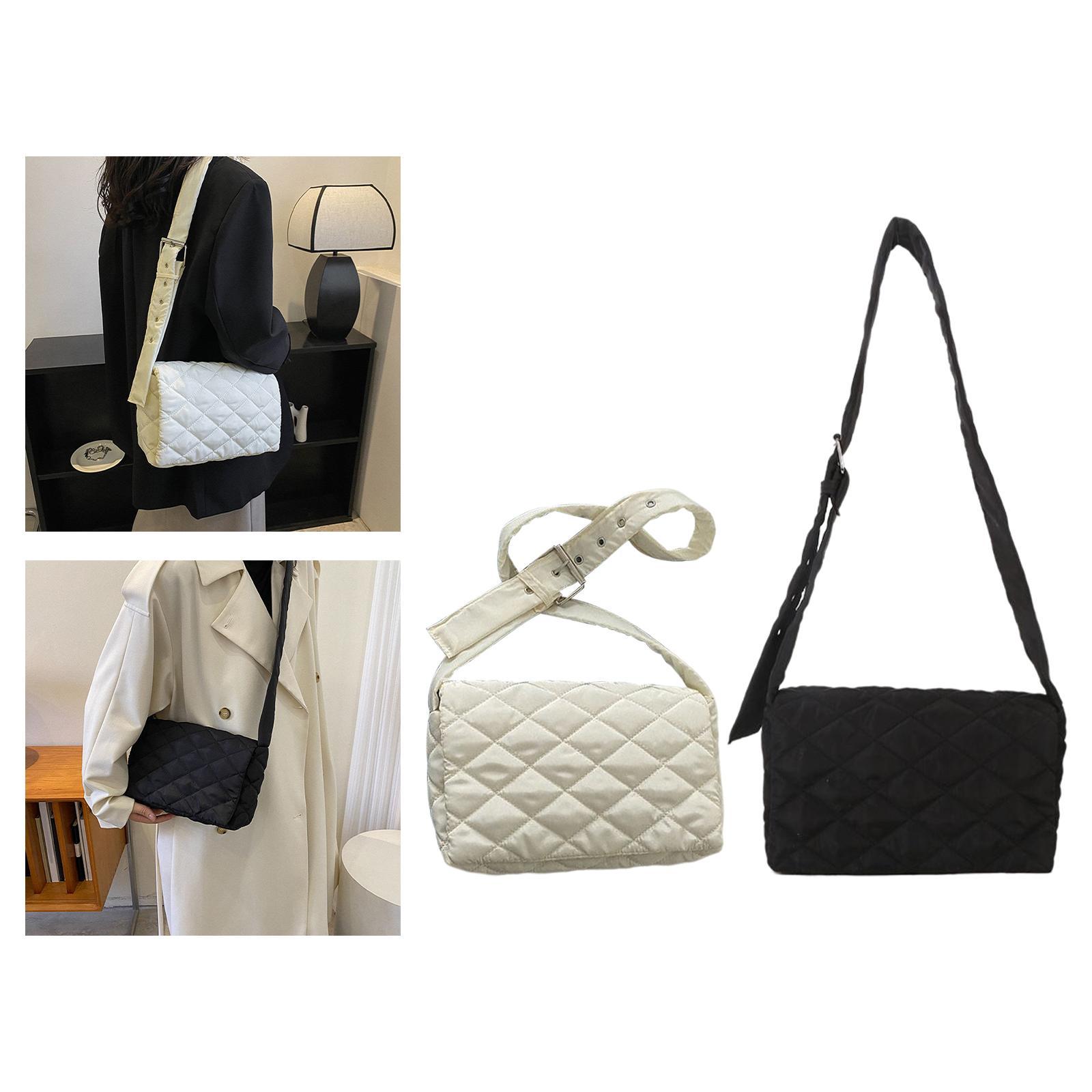 Female Woman Casual Shoulder Bag Soft Quilted Multipurpose Comfortable