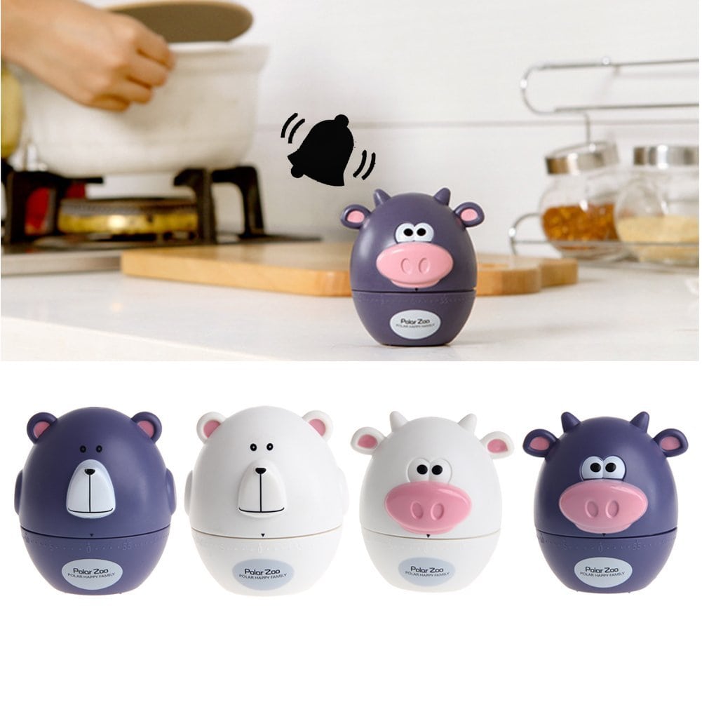 Đồng Hồ Vặn Cơ Đồng Hồ Nhắc Giờ Hẹn Giờ Nấu Ăn Moo Moo 60 Phút