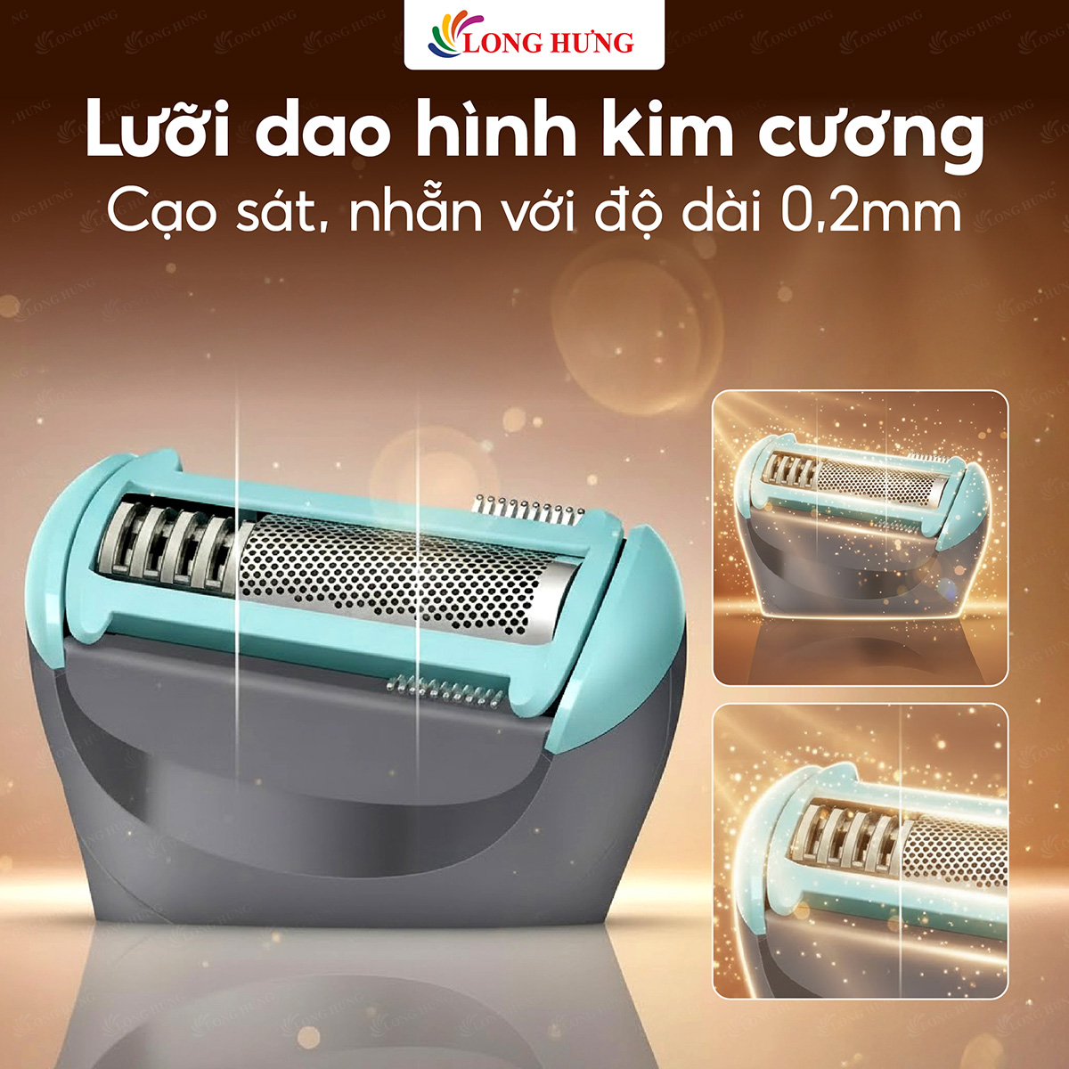 Máy làm sạch lông cho nam Philips Body Groomer 3000 Series BG3470/15 - Hàng chính hãng