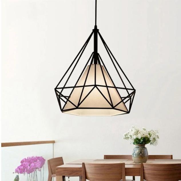 Đèn thả kim cương pendant lamp đèn thả phi 250