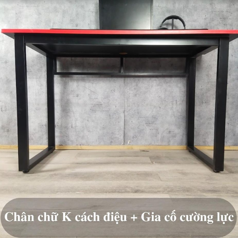 Bàn Chữ U Mặt Gỗ MDF Chuẩn Xuất Khẩu Phù Hợp Làm Việc, Học Tập Giải Trí Vững Chắc, Chân Kim Loại, Nhiều Kích Thước