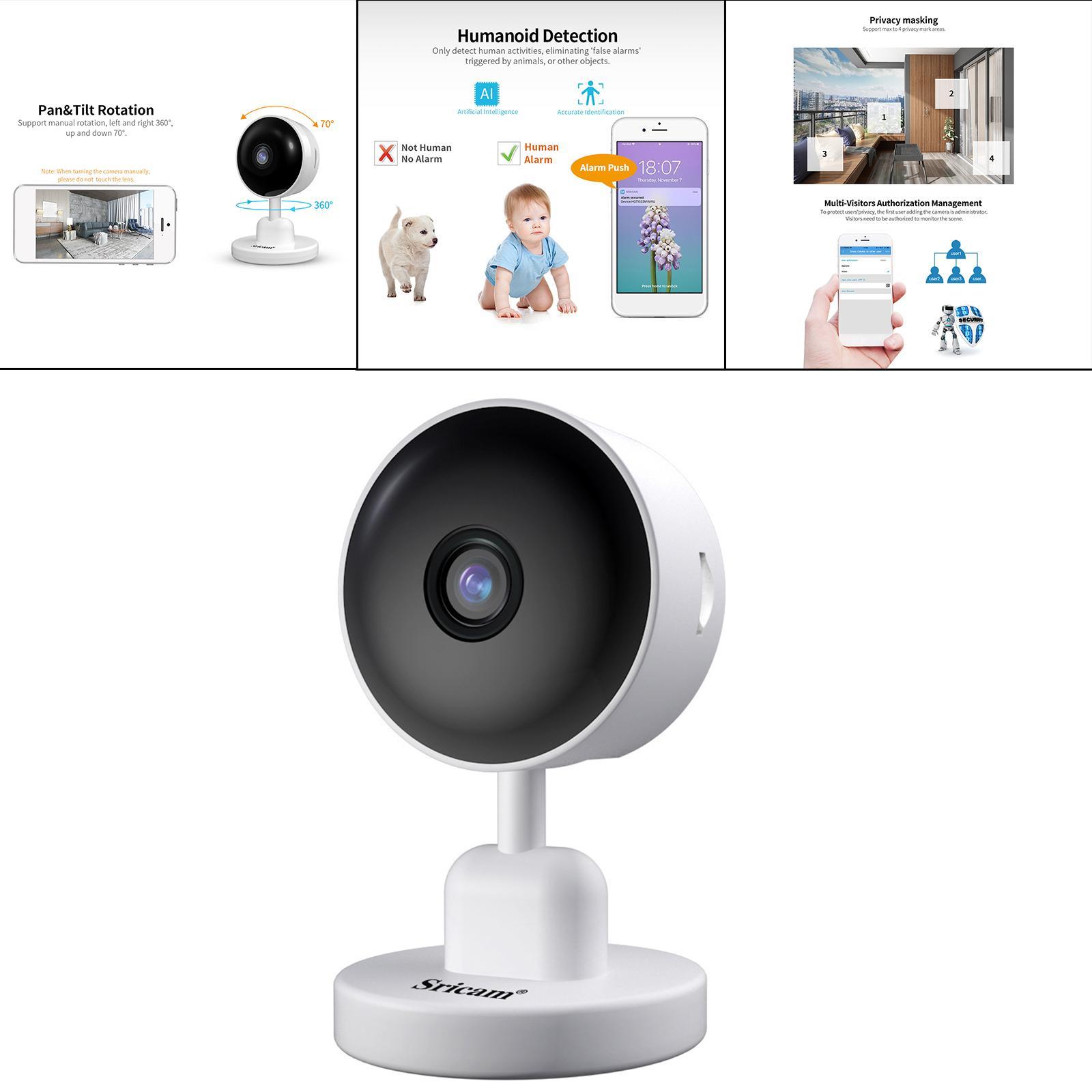 WiFi Camera 1080P Cloud IP Security Camera Wireless Auto-Cruise CCTV