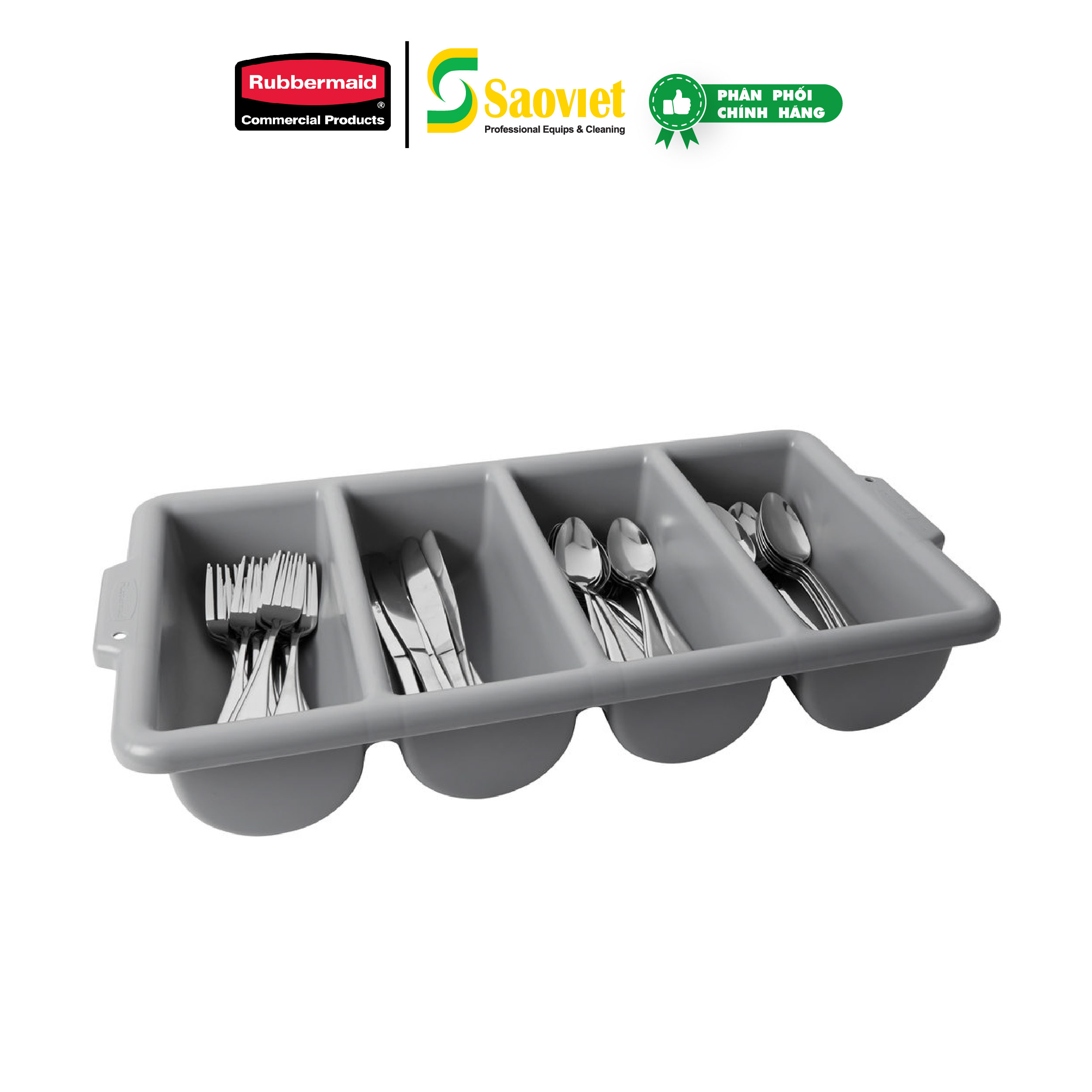 Khay Nhựa Đựng Dao Kéo RUBBERMAID (Chính Hãng) - FG336200GRAY | SAOVIETCO