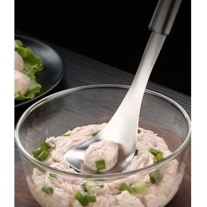 Dụng Cụ Làm Thịt Viên Inox - 25.5x5.5cm 69g  - Hàng Chất Lượng