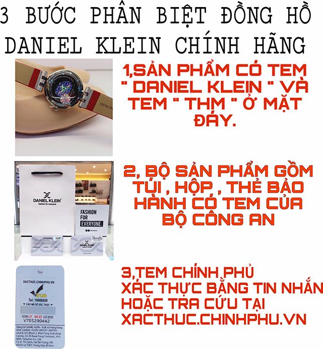 Đồng hồ nữ dây thép Daniel Klein DK.1.12256 [Full Box] - Kính Mineral, chống xước, chống nước