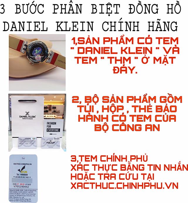 Đồng hồ nữ dây thép Daniel Klein DK.1.12256 - Kính Mineral, chống xước, chống nước