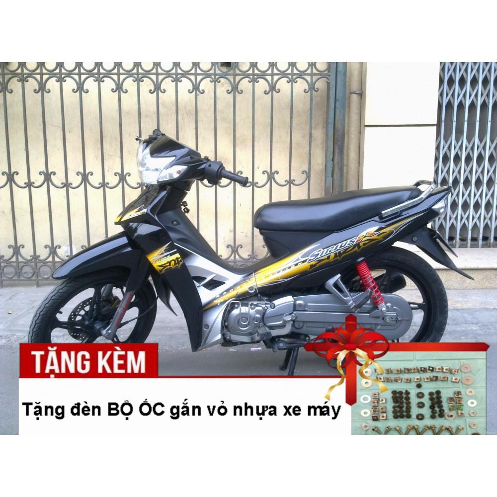 Bộ dàn áo dành cho xe SIRIUS nhựa nguyên sinh ABS cao cấp màu ĐEN ,Tăng kèm bộ ốc theo xe