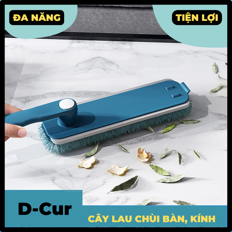 Cây Lau Bàn Ghế, Cửa Kính, Đa Năng Tiện Dụng 360 Độ Có Thể Gập Lại - Có Dụng Cụ Vệ Sinh Cây Lau