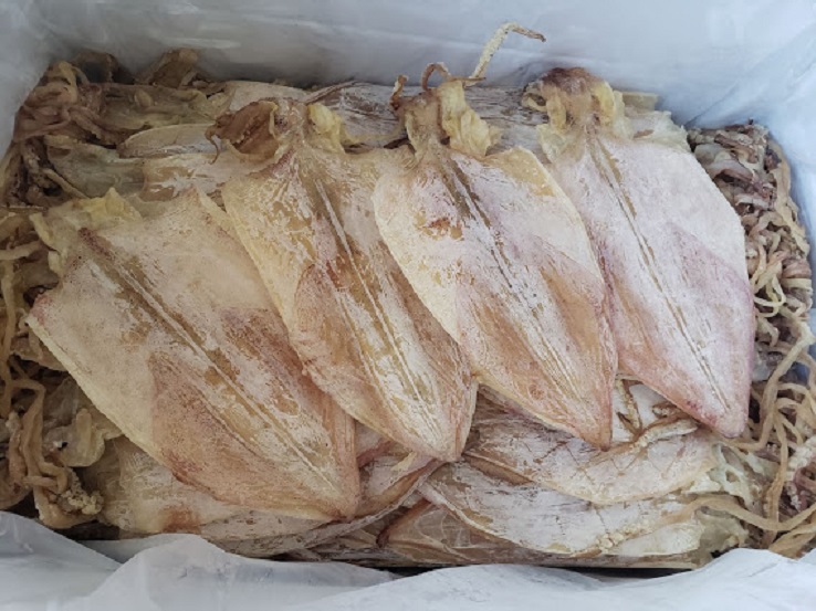 Đặc Sản Nha Trang - Mực Khô Lớn Loại 1 Size 12 Con/kg Seavy Gói 500G