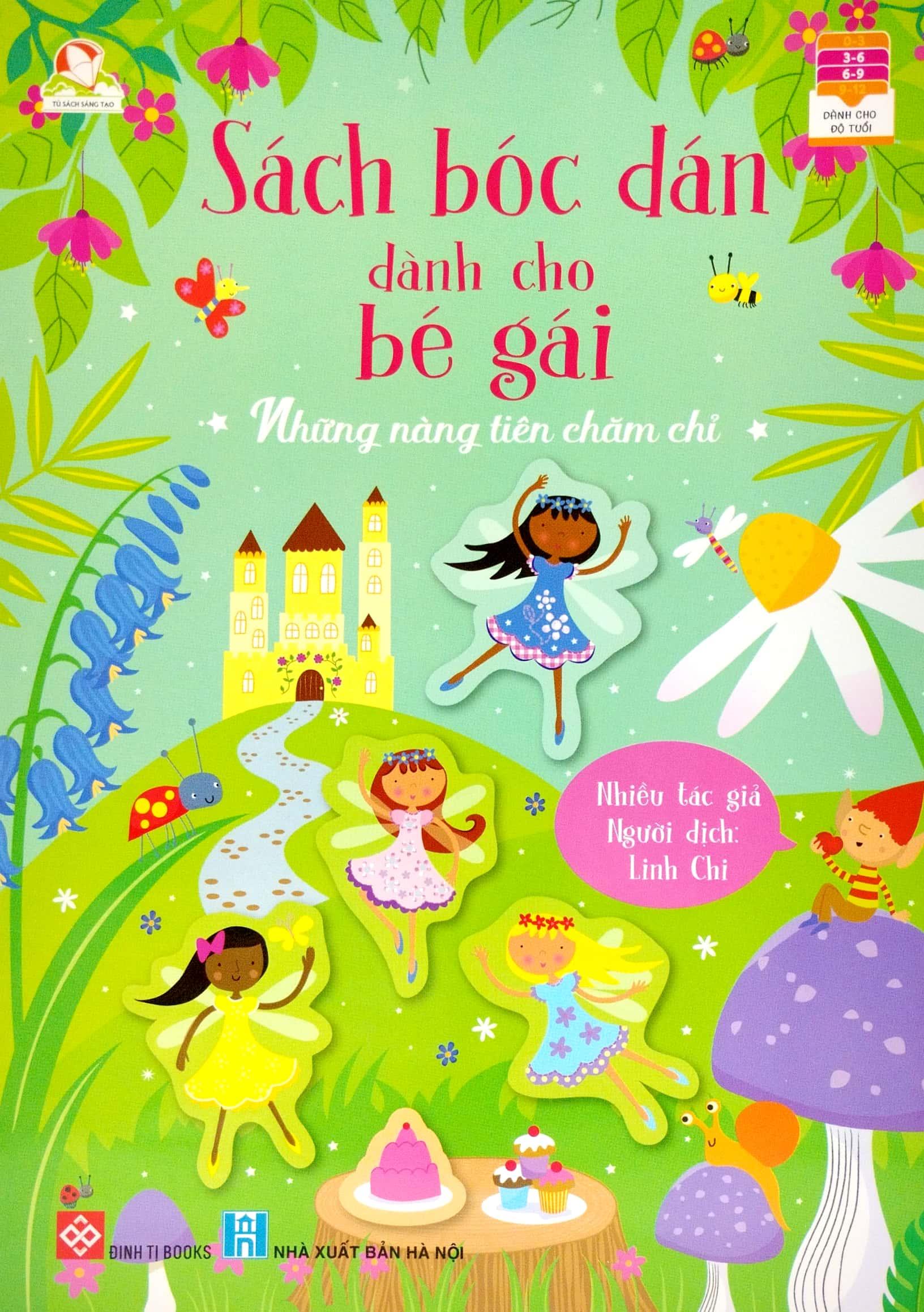 Bộ Sách Bóc Dán Dành Cho Bé Gái (Bộ 4 Cuốn)