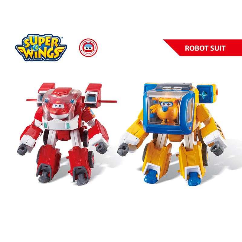 Đồ Chơi Mô Hình SUPERWINGS Robot Biến Hình Mới Kết Hợp Siêu Xe Cứu Hộ Jett Tia Chớp Nân YW750321