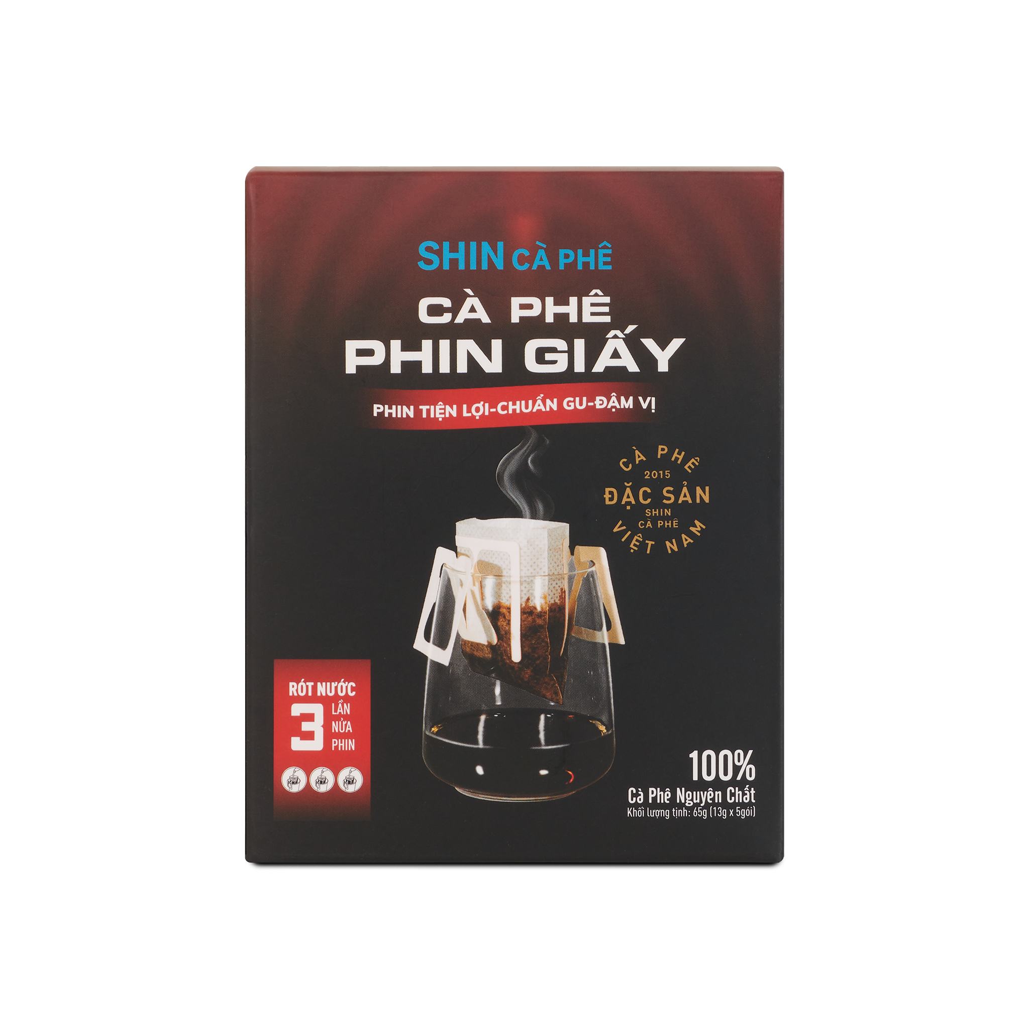 SHIN Cà Phê - Gu truyền thống - phin giấy tiện lợi