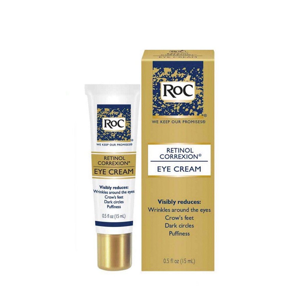 Kem Dưỡng Mắt Giảm Thâm và Nhăn RoC Retinol Eye Cream 15ml