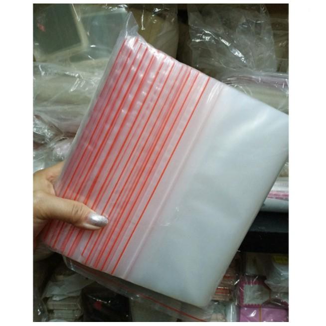 1 kg túi ZIPPER chỉ đỏ 30x40cm