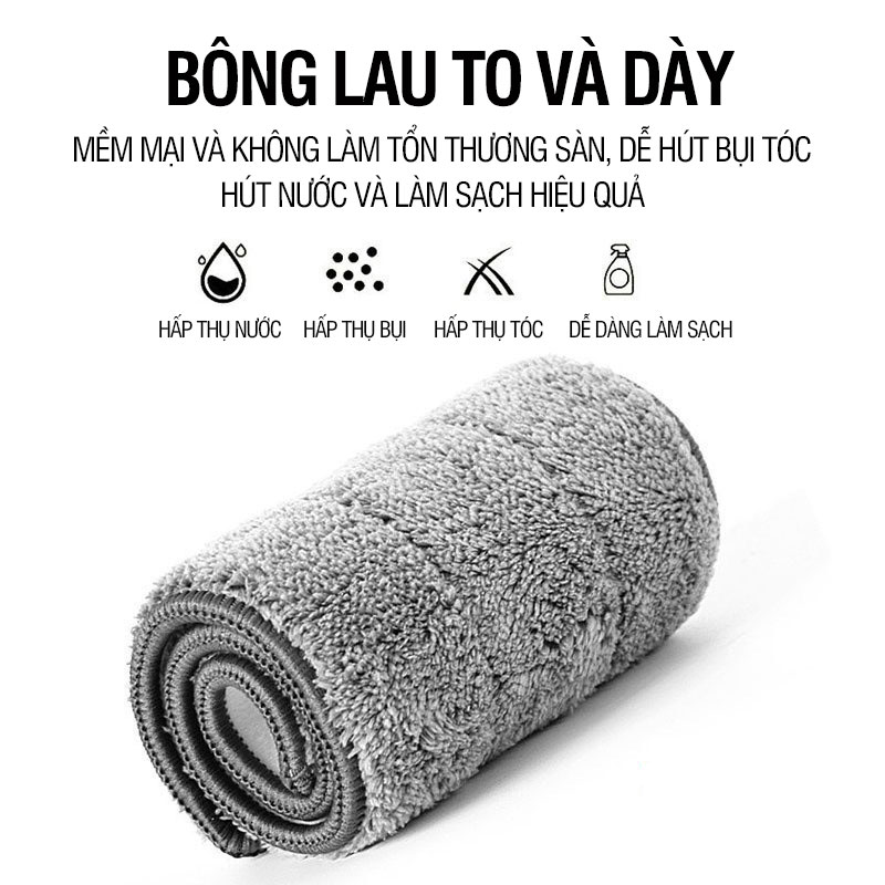 Miếng lau sơ cua Cây lau nhà KITIMOP-C6, S1, S2