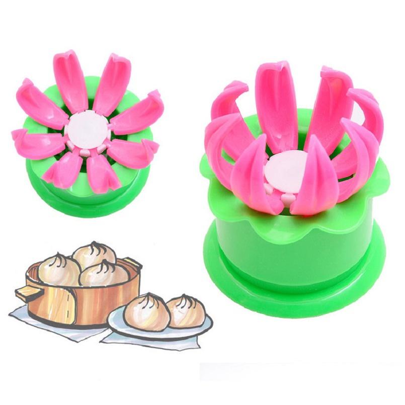 KHUÔN BÁNH BAO HÌNH HOA SEN TẠO RA NHỮNG CHIẾC BÁNH ĐẸP MẮT