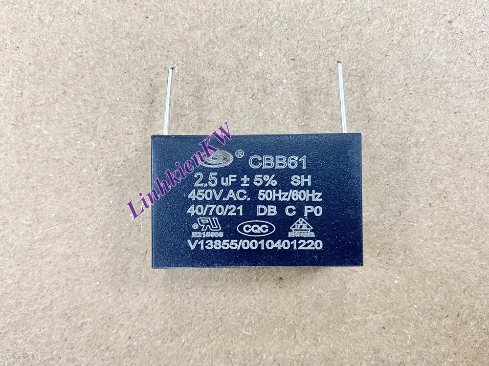 2 cái Tụ Quạt 2.5uf 450v Chân kim Mới Chính gốc 100%