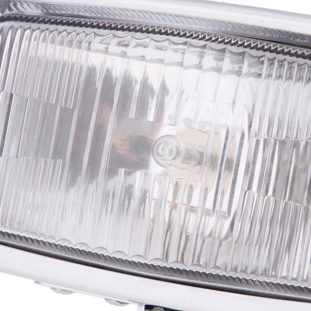 55W     Chrome     Motorcycle     6  .  5  "   Vintage     Retro     Rectangle