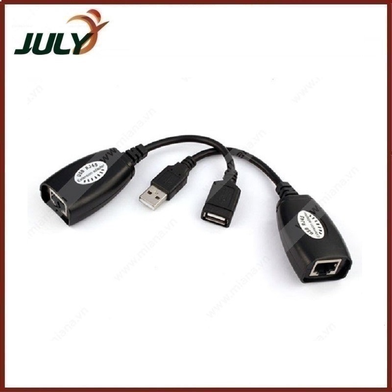 USB Extender 50M (Nối dài USB bằng dây LAN 50m) - JL- HÀNG CHÍNH HÃNG