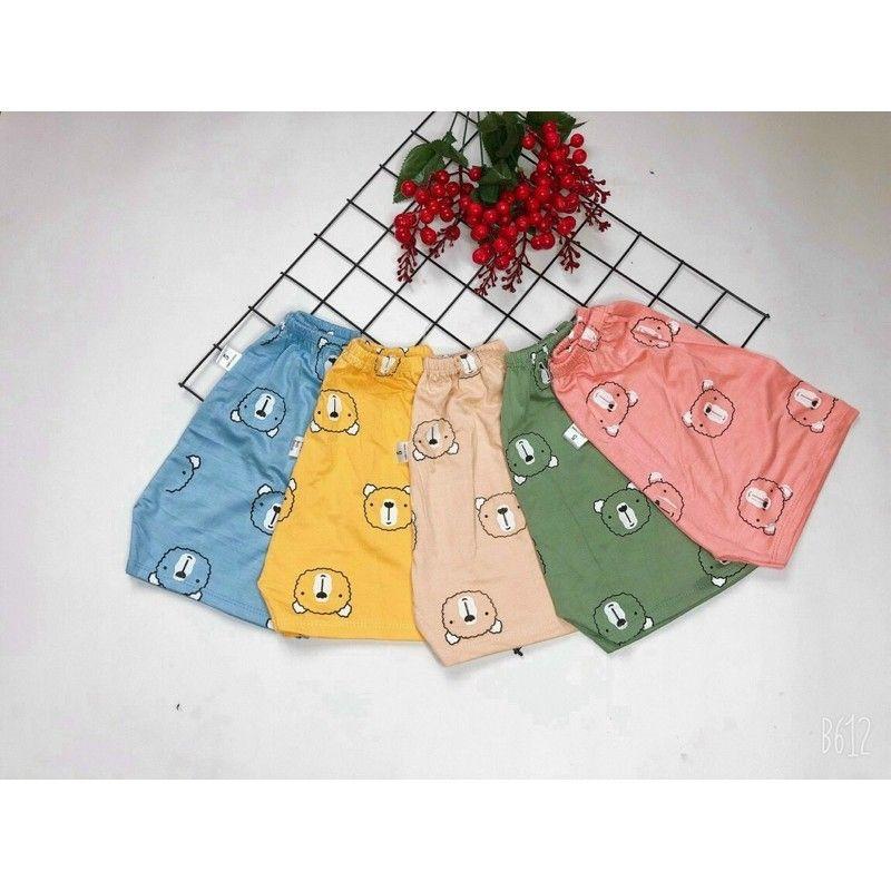 Quần đùi chục peptit thun lạnh siêu mềm mát cho bé trai/bé gái