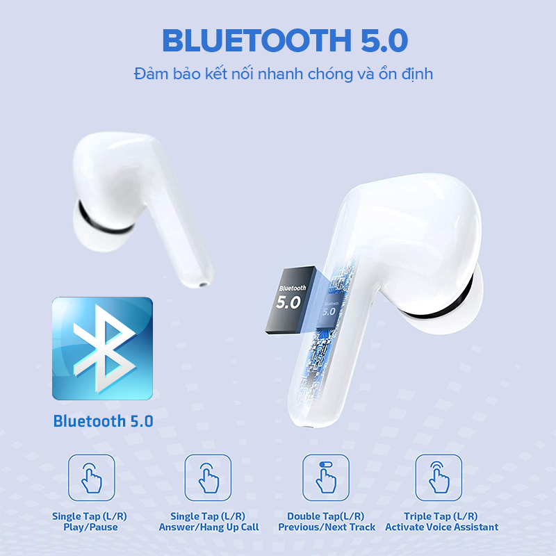 Tai Nghe Bluetooth T18, Âm Thanh Hi-Fi - Hàng Chính Hãng