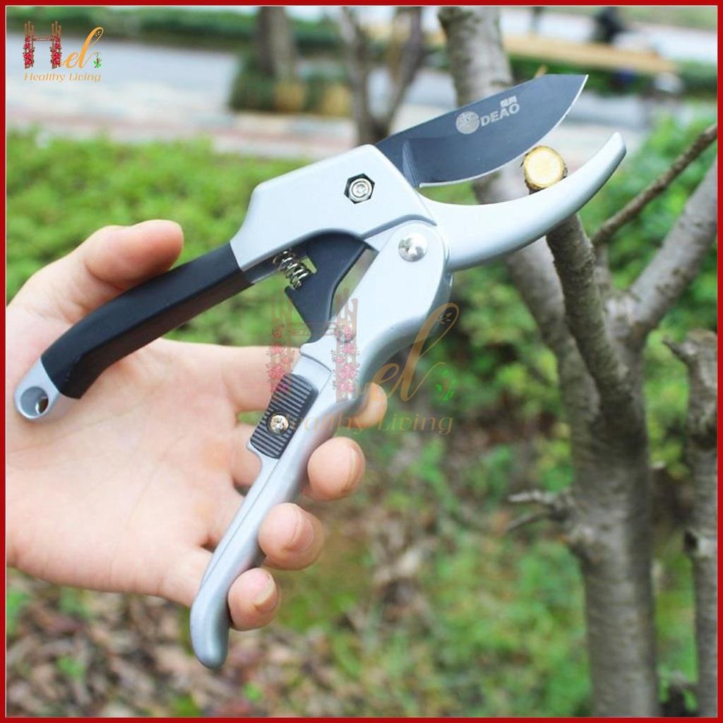 Kéo Cắt Tỉa Cành Cây, Kìm Tỉa Cây Cao Cấp HSS, Kéo Cộng Lực Cắt Cành SK-5 Nhập Khẩu, Kéo Cắt Tỉa Bonsai Cao Cấp