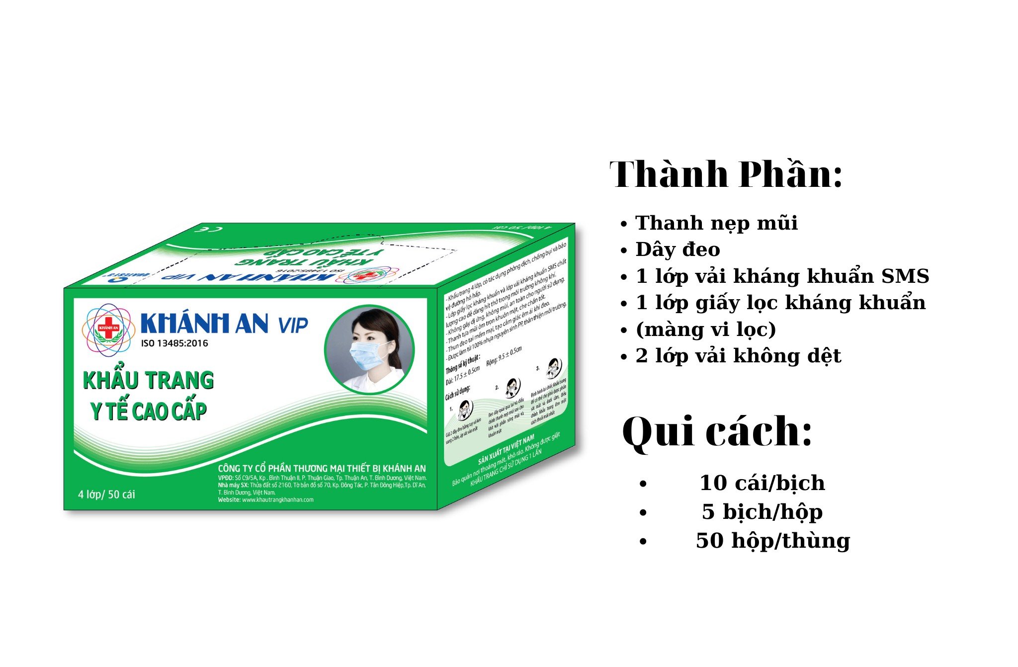 [HCM] [Hàng loại 1] Khẩu Trang Y Tế Kháng Khuẩn 4 Lớp - Hàng Cao Cấp Loại 1 - Tặng Kèm 5 Chiếc Khẩu Trang