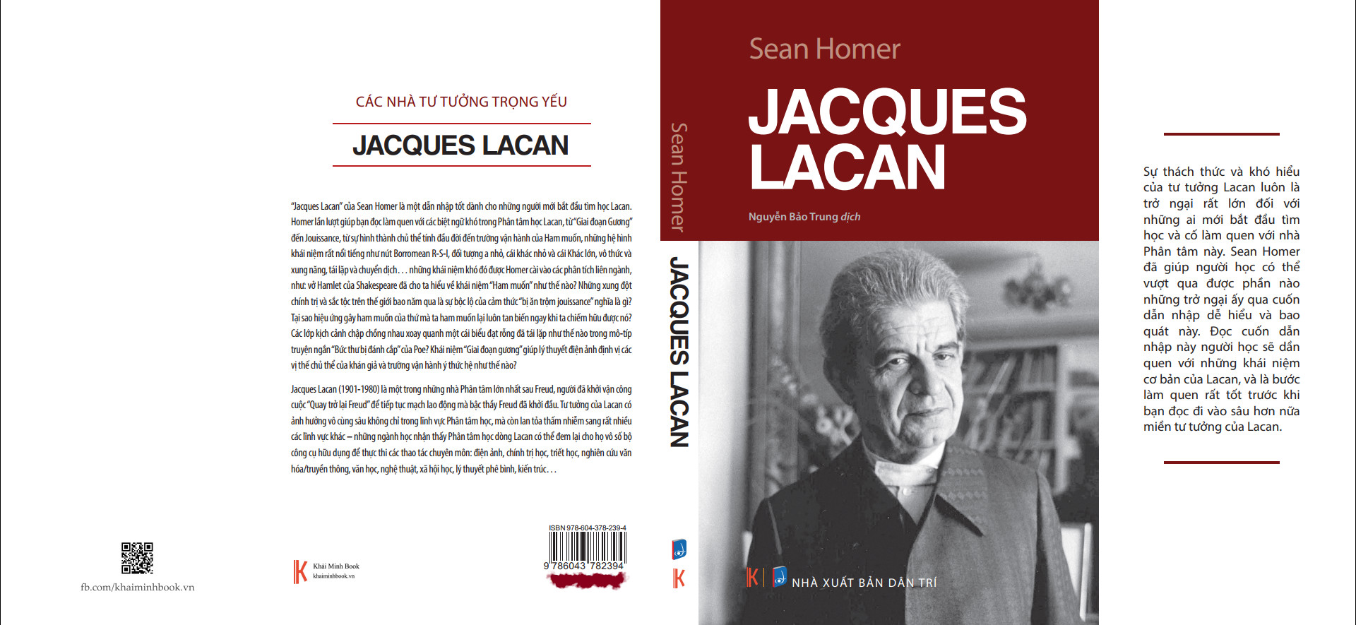 Jacques Lacan - Sean Homer - Nguyễn Bảo Trung dịch - (bìa mềm)