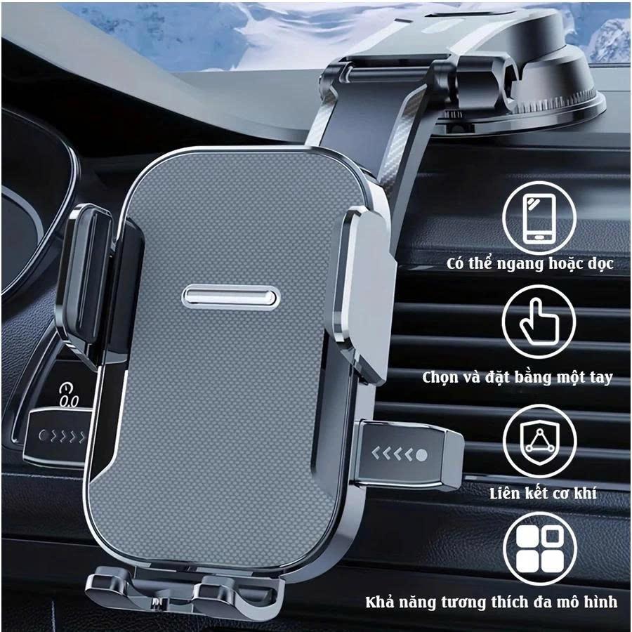 Giá Đỡ Điện Thoại Ô Tô A29, Kẹp Điện Thoại Mẫu Mới Hình Thác Nước Không Chắn Tầm Nhìn Khi Đi Xe
