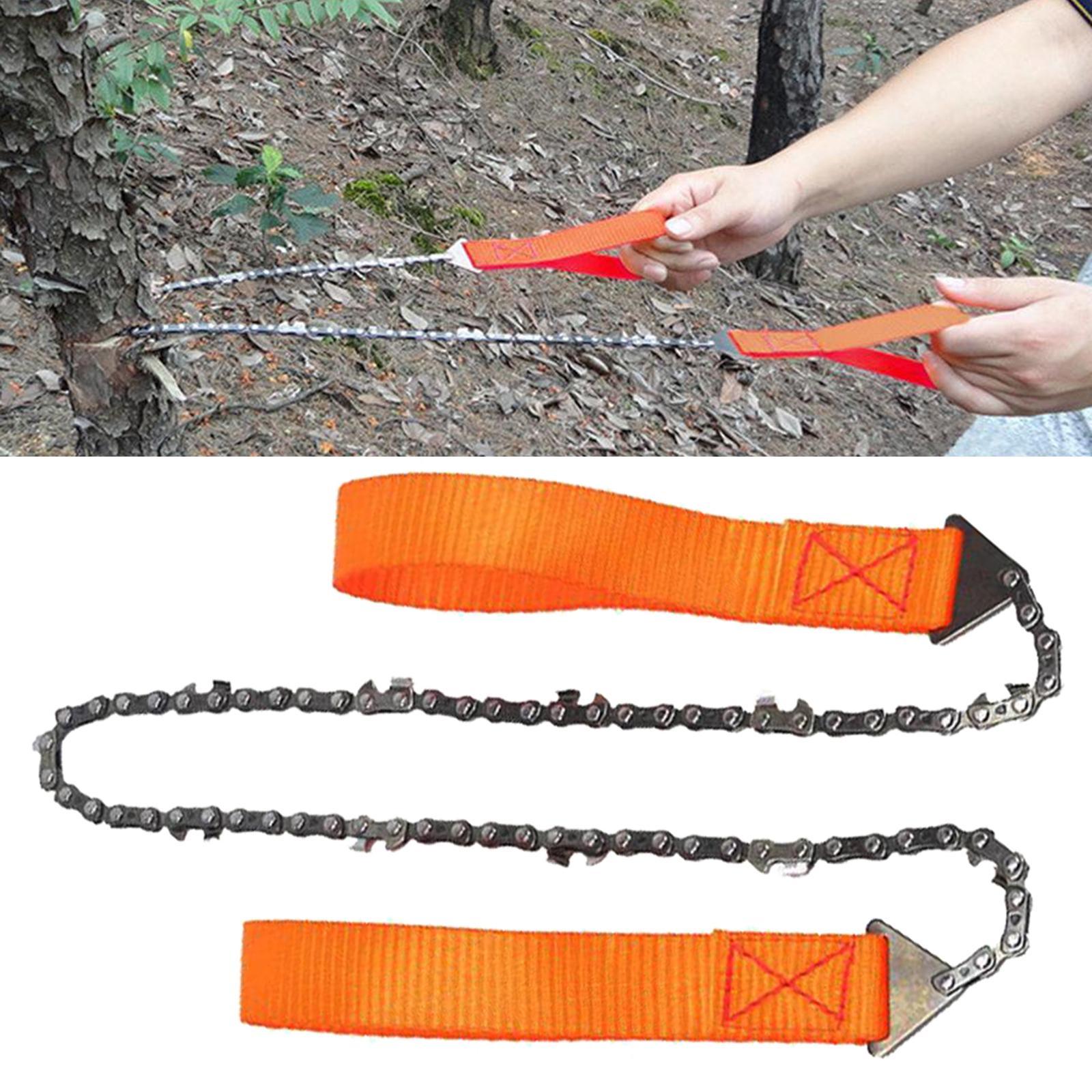 Camping Pocket Wire Saw41" Survival Gear Emergency Hand Saw Tool w/ Bag