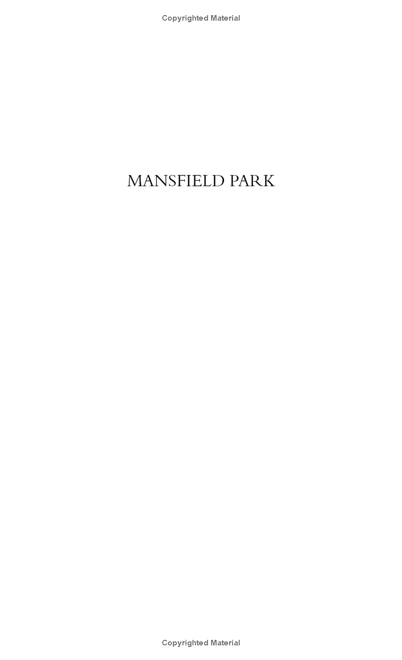 Sách ngoại văn: Mansfield Park