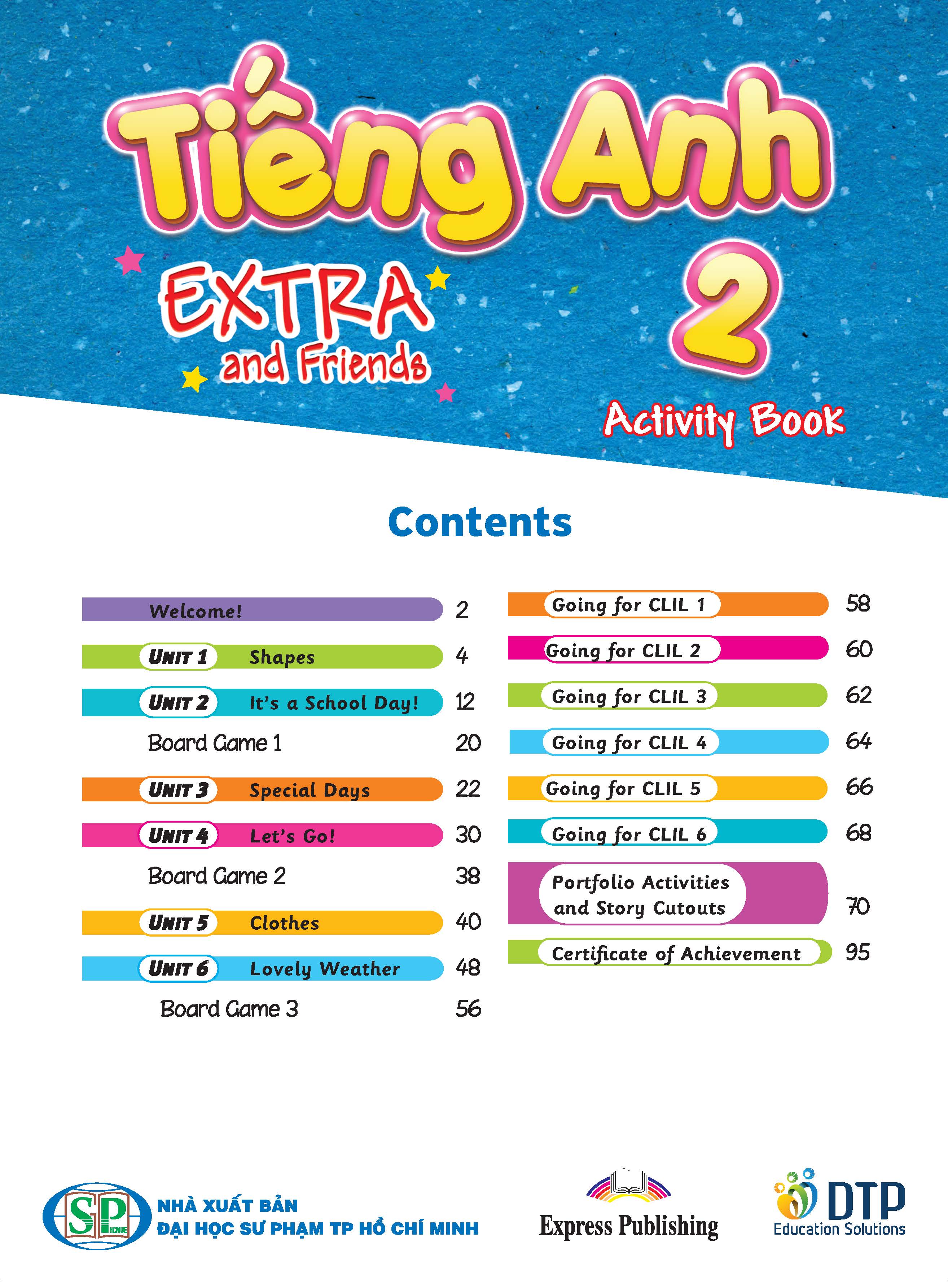 Tiếng Anh 2 Extra and Friends - Activity book (Sách bài tập)