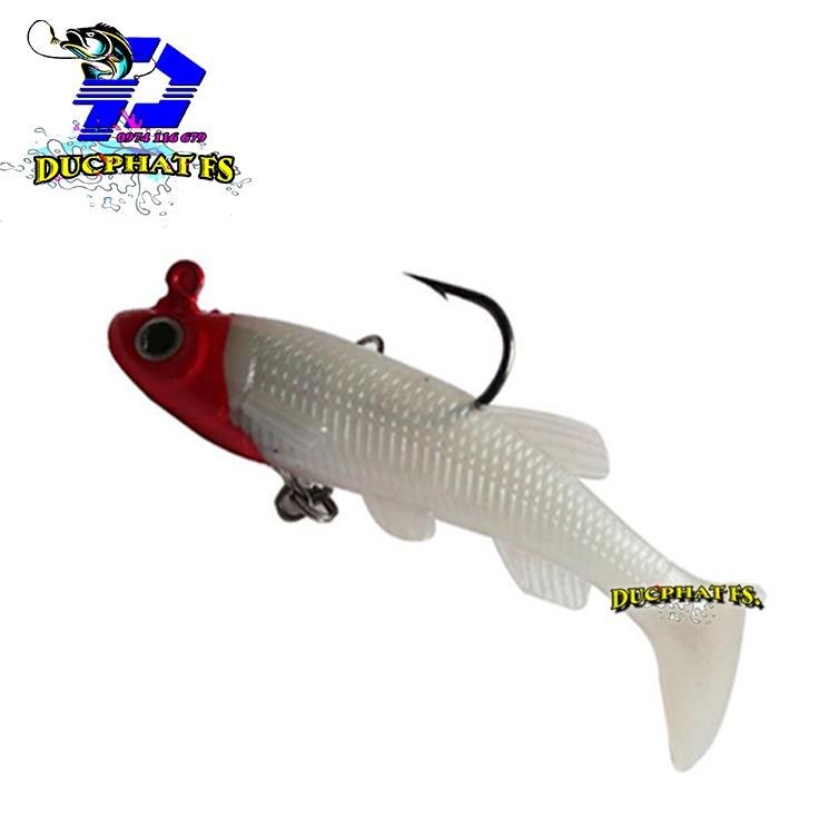 Mồi Câu Cá Giả Bằng Nhựa Mềm , Mồi giả lure cá lóc, chẽm 90mm/14g - M001