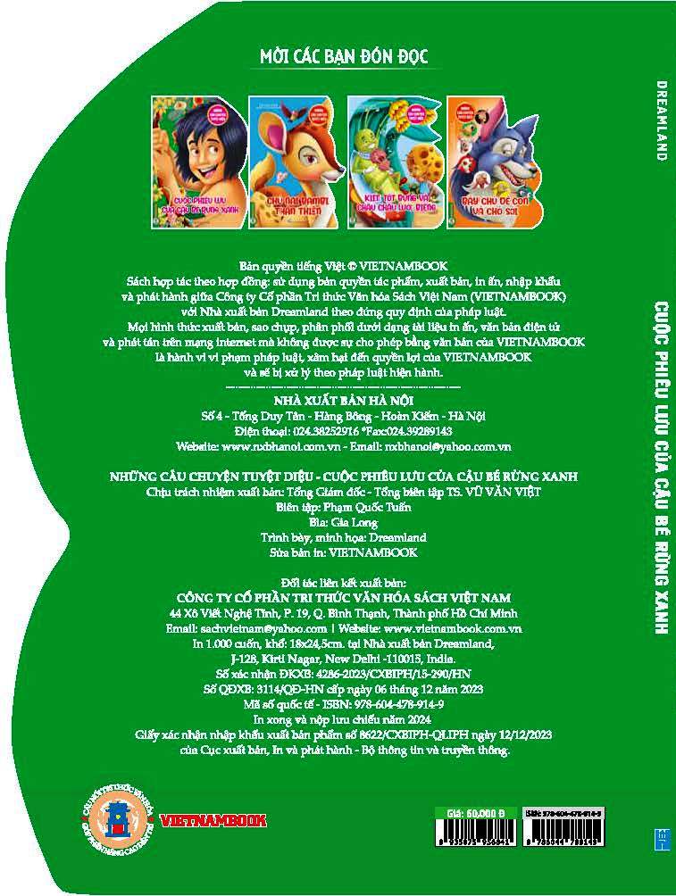 Những Câu Chuyện Tuyệt Diệu - Cuộc Phiêu Lưu Của Cậu Bé Rừng Xanh