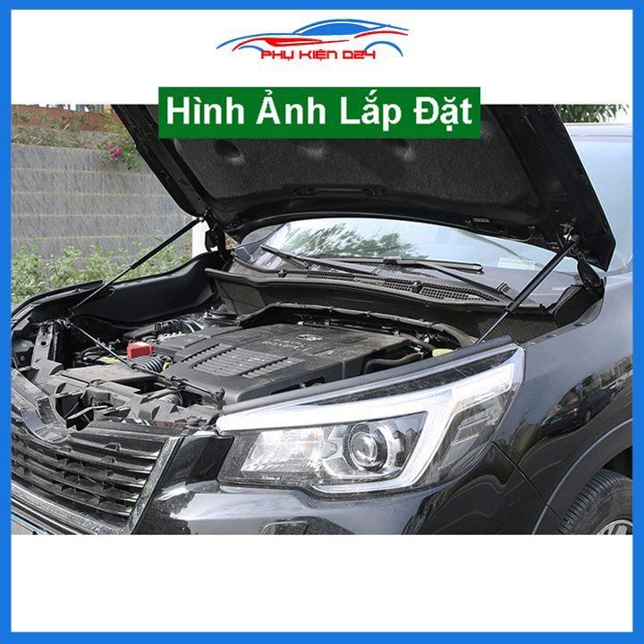 Ty thủy lực chống nắp capo Subaru Forester 2019-2020-2021 hỗ trợ mở tự động kèm phụ kiện lắp